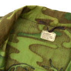 60's US ARMY ERDL Early Non-Ripstop Jungle Fatigue Jacket ... LR
