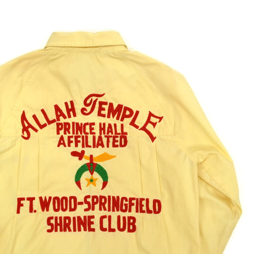 ~60's CAMPUS 6-tier embroidered Shriner jacket... M-LONG