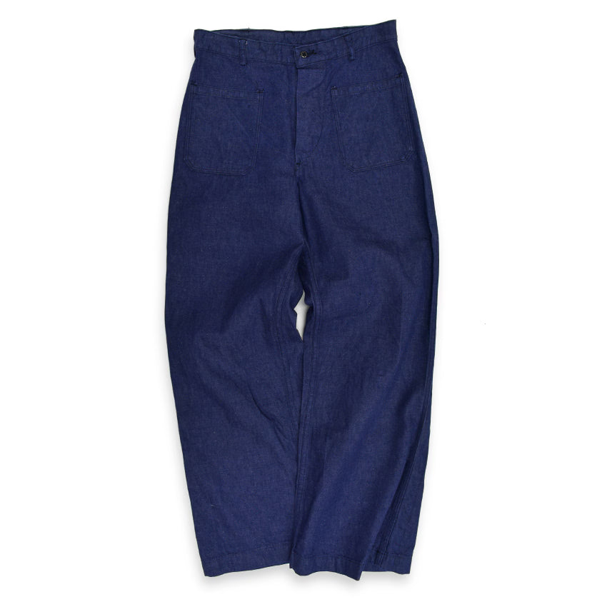 60's USNAVY DUNGAREE DENIM TROUSERS SELVAGE... MINT