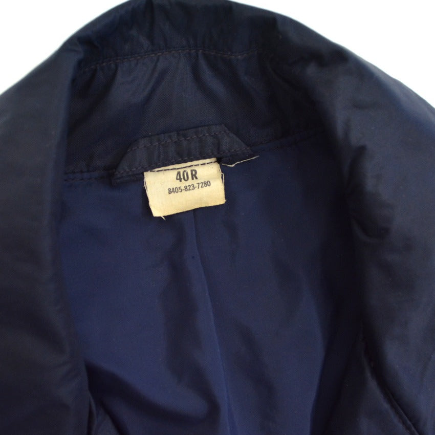 70's USAF RAINCOAT NYLON BLUE...40R