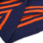 50's〜 OLD BORDER TURTLE WOOL SWEATER ORANGE × NAVY ...