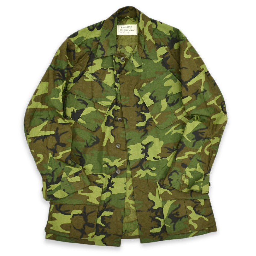 1960's Deadstock USARMY ERDL NON RIP JUNGLE FATIGUE JACKET... SL