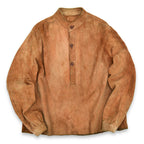1960's~ NUBUCK LEATHER PULLOVER SHIRTS...