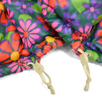 1970's GERRY HIPPIE FLOWER PATTERN ALL OVER PRINT DOWN JACKET...