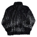 ~2000's DEADSTOCK MAZMANIA BEAR BLACK & PEWTER FLEECE JACKET...XL