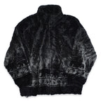 ~2000's DEADSTOCK MAZMANIA BEAR BLACK & PEWTER FLEECE JACKET...XL