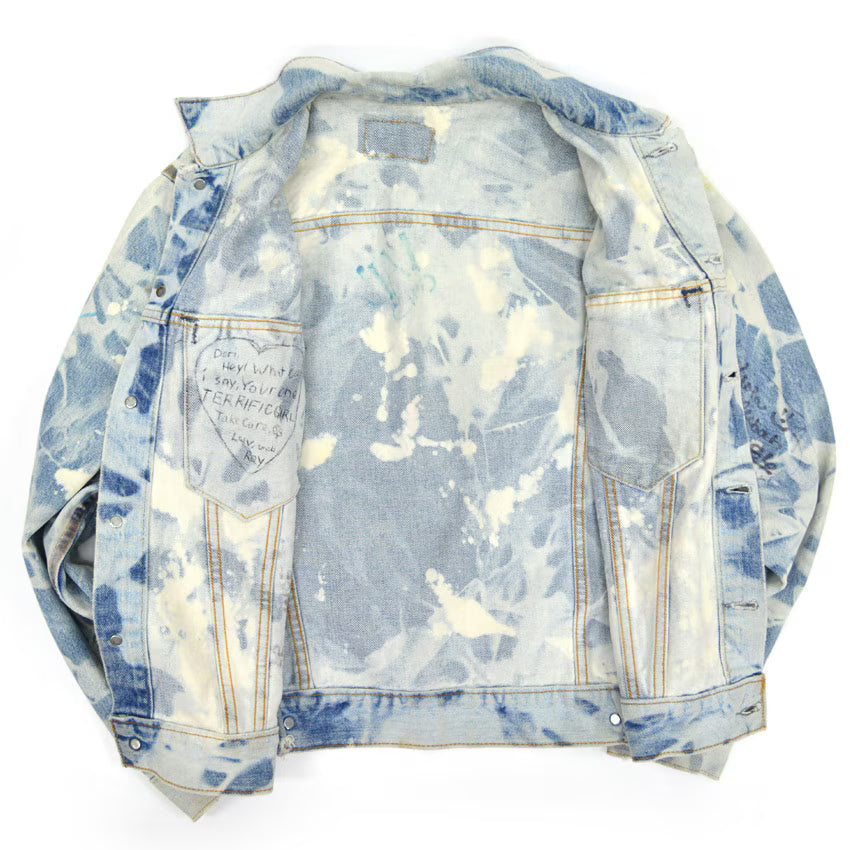1980's Levi's 70505 Class of 85 Bleached Denim Jacket ... Fits like 38