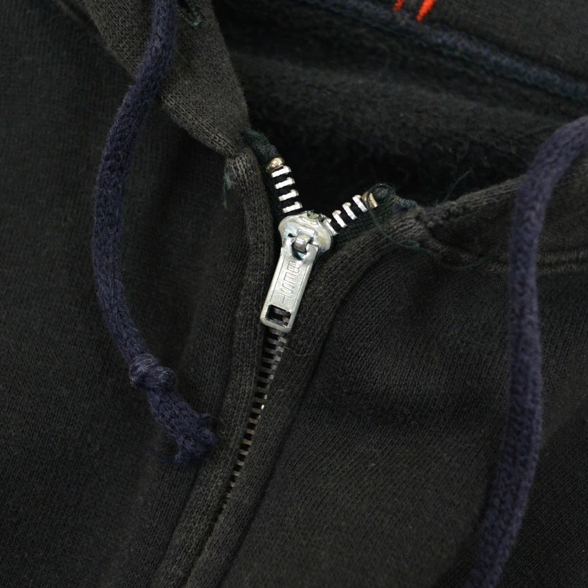 1960's〜 BLACK ZIP UP SWEAT HOODIE ...