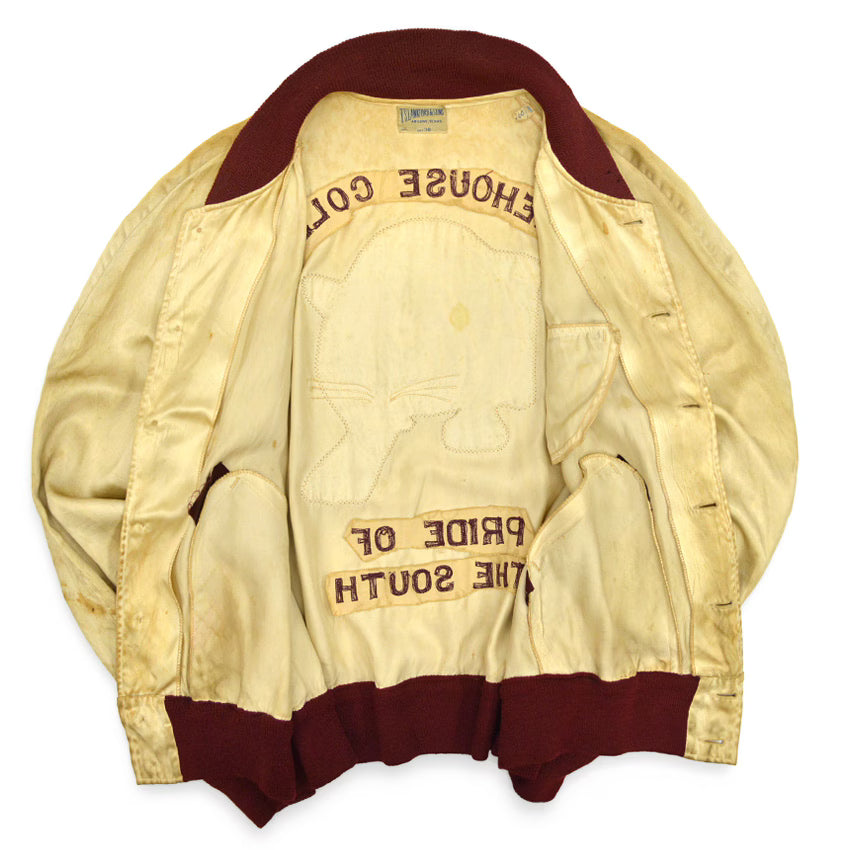 1940's TSLANKFORD & SONS EMBROIDERY SATIN JACKET ... 38