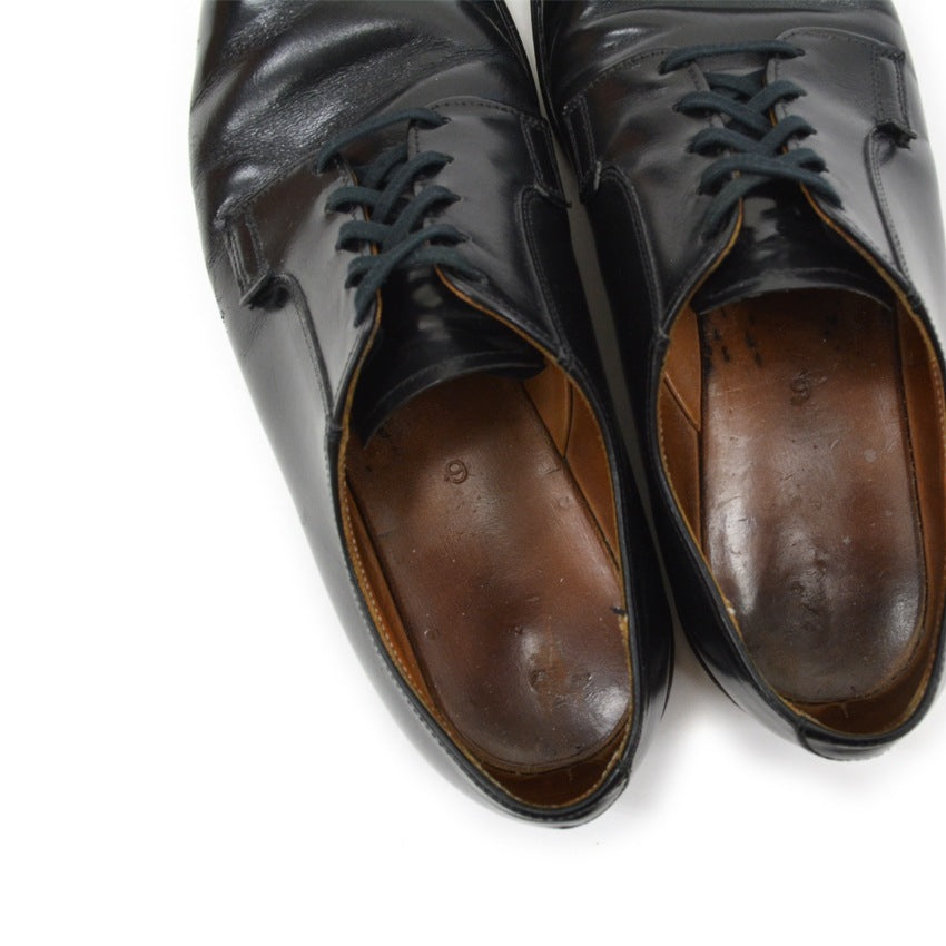 1970's~ REDWING 101 POSTMAN SHOES BLACK...9D