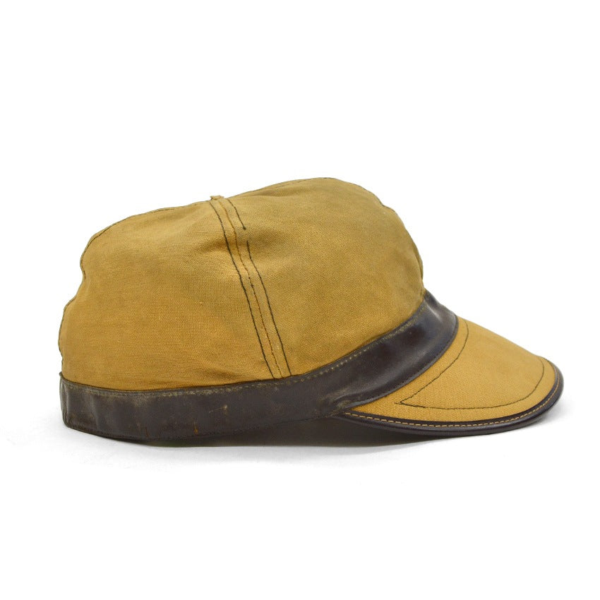 1960's LLBEAN HUNTING LEATHER BAND CAP...