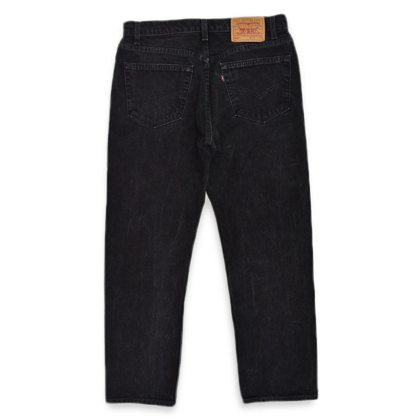 1990's Levi's 505 BLACK DENIM PANTS... W33 L32