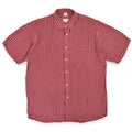 1960's〜 Deora Square Dots Rayon S/S Shirt Blood ... 40