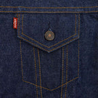 1970's~ Levi's 70506 DENIM JACKET TWO POCKET NO WASH Rare item... 42