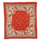 1880's~ ANTIQUE TURKEY RED BANDANA...