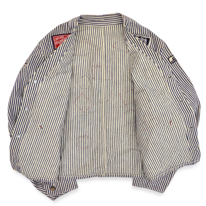 〜1950's EXPRESS STRIPE RAILROAD MEMORIAL ENGINEERS JACKET ...