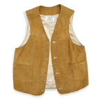 ~1960's ORVIS FISHING & TACKLE DEERSKIN VEST...40