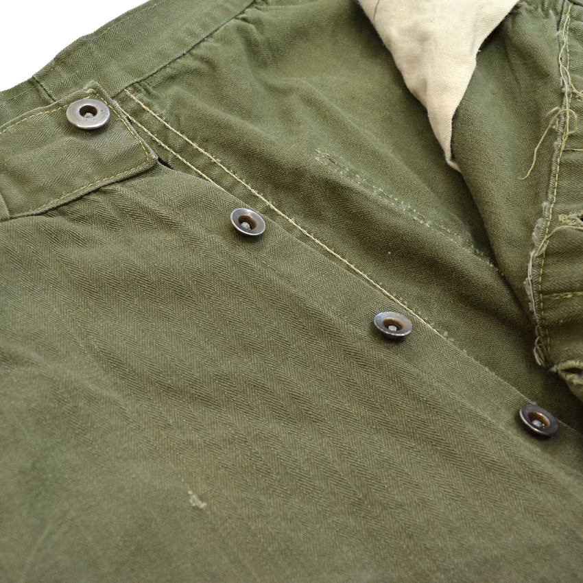 1940's USARMY WW2 HBT PANTS PRIVATE PURCHASE NAMED... W31 L31