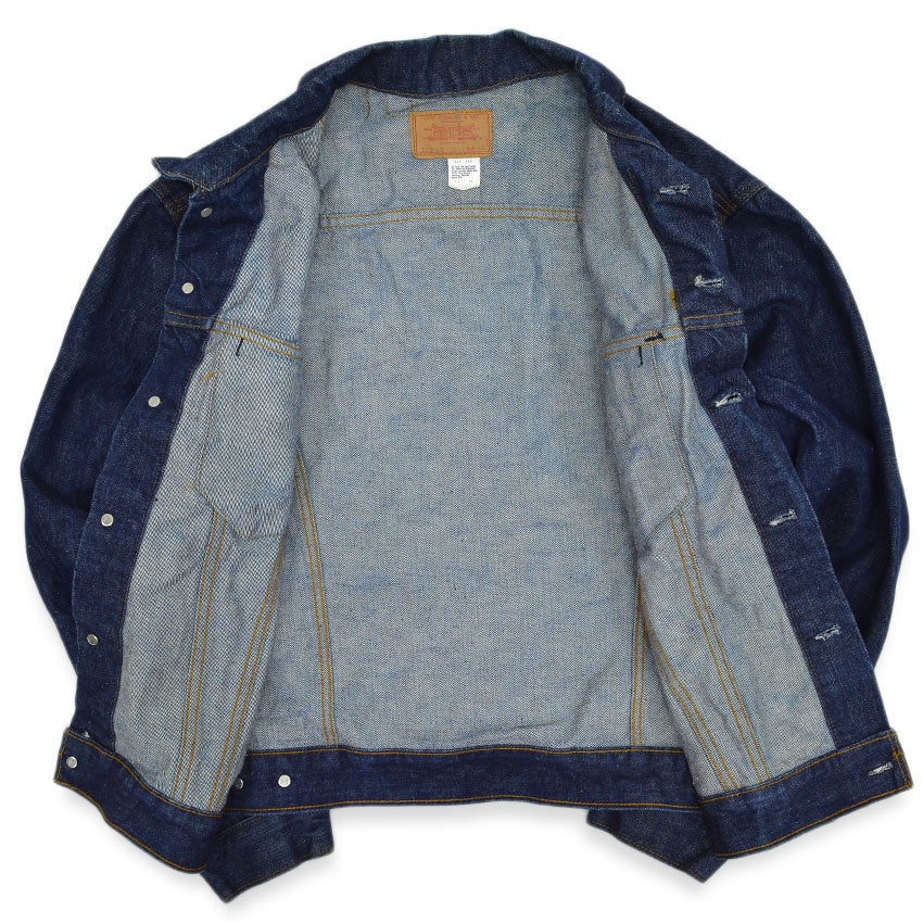 1970's Levi's 70505 small-e DENIM JACKET DARK... 46