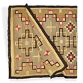 c.1920's J.B.MOORE CRYSTAL LATTICE NAVAJO RUG ... 214cm×125cm