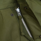 1970s Deadstock US Army Parka, Men's, M-65, Aluminum Zipper... X-Small