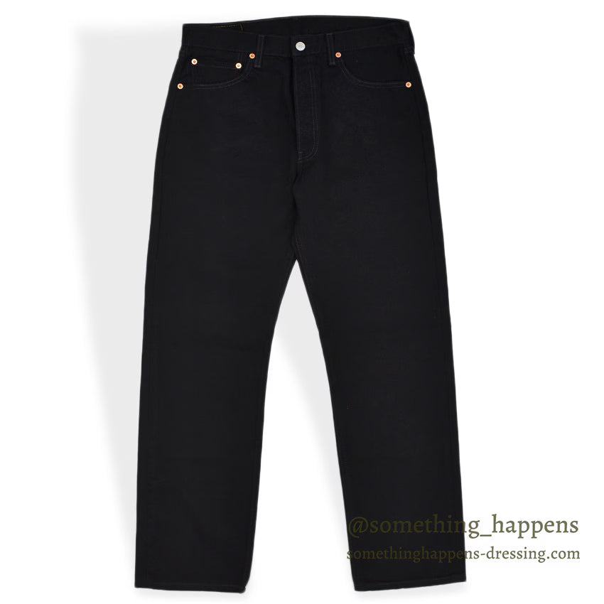 DEADSTOCK Levi's 501 BLACK DENIM PANTS Made in USA... W33 L32
