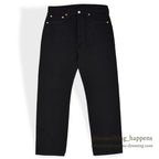 DEADSTOCK Levi's 501 BLACK DENIM PANTS Made in USA... W33 L32
