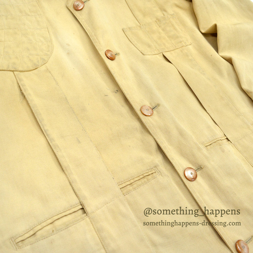 1930's O.N.FORD VON LENGERKE & ANTOINE NORFOLK STYLE SHOOTING JACKET ... 40