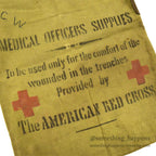 1910's AMERICAN RED CROSS WW1 MEDICAL OFFICERS SUPPLIES BAG...