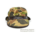 1960s LL Bean Hunting Camo Cap with cursive tag...