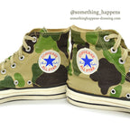 1980's CONVERSE ALLSTAR 83CAMO HI...81/2