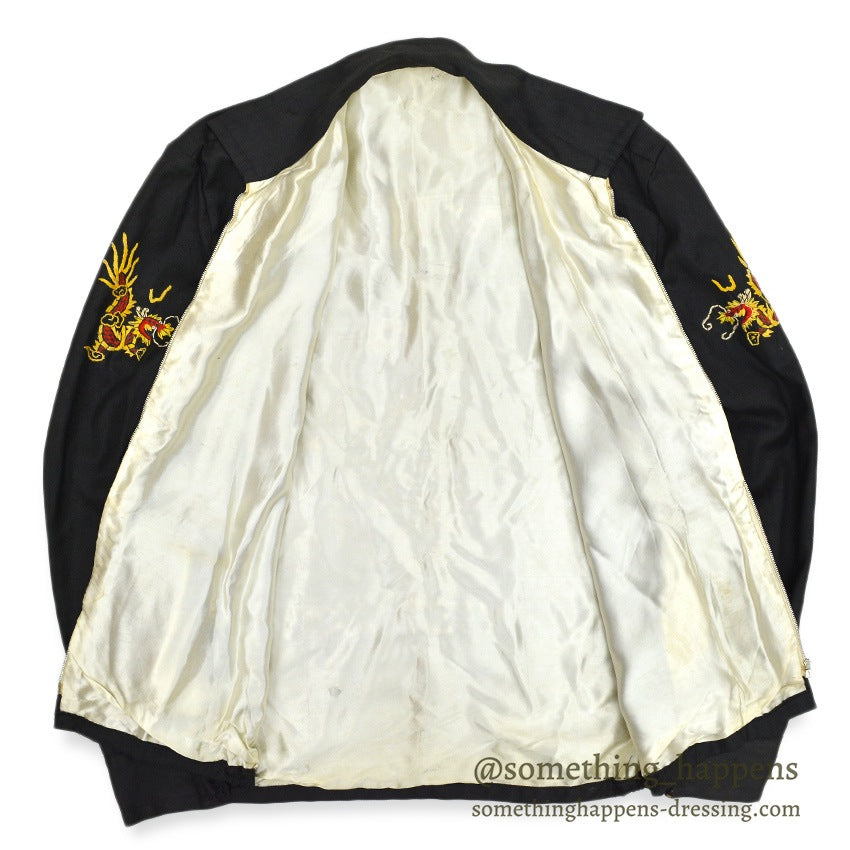 1960s VIETNAM SOUVENIR JACKET (Vietnamese style jacket) 67-68 LONG...