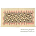 c.1930's NAVAJO RUG STEPPED DIAMONDS PATTERN... 194cm×103cm