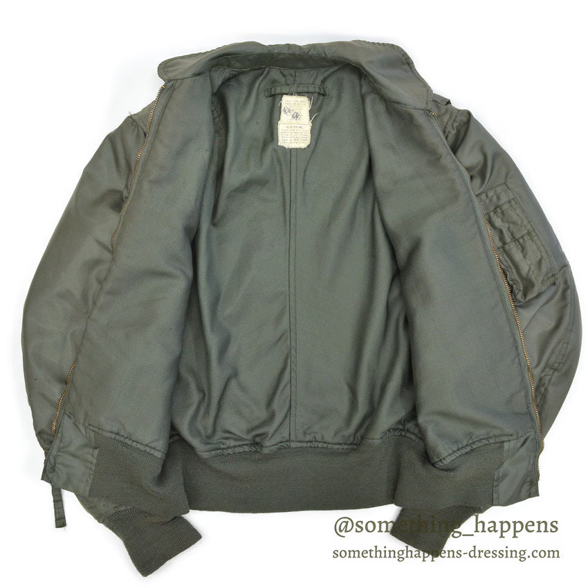 1970's USCG CWU-36/P SUMMER FLIGHT JACKET ... Fits like S