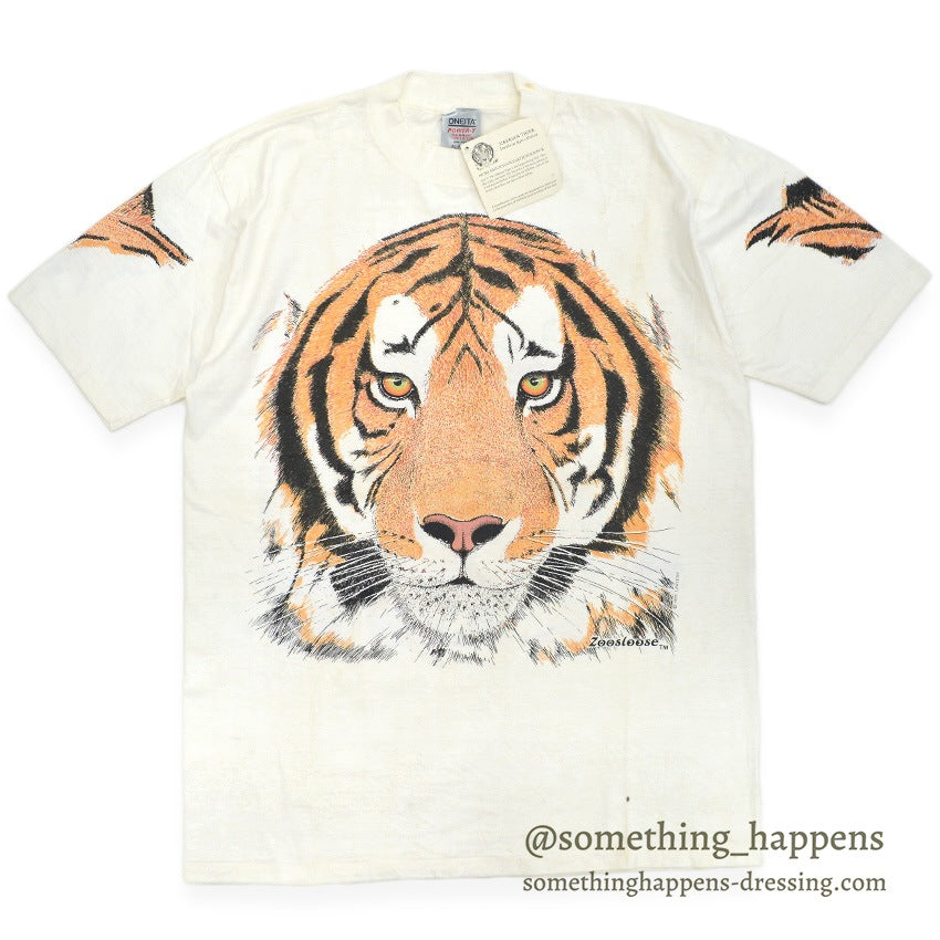 1980's DEADSTOCK ONEITA ZOOSLOOSE タイガー T-SHIRT ... XL