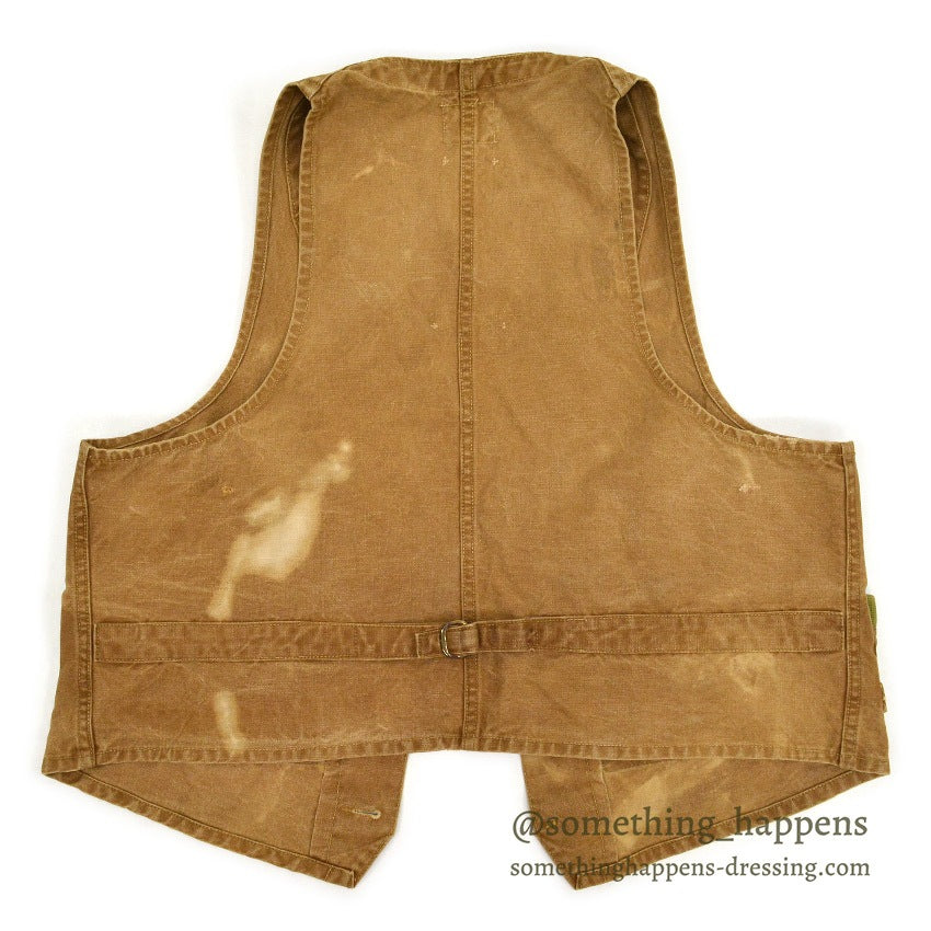 1930's DUXBAK BROWN DUCK HUNTING VEST...