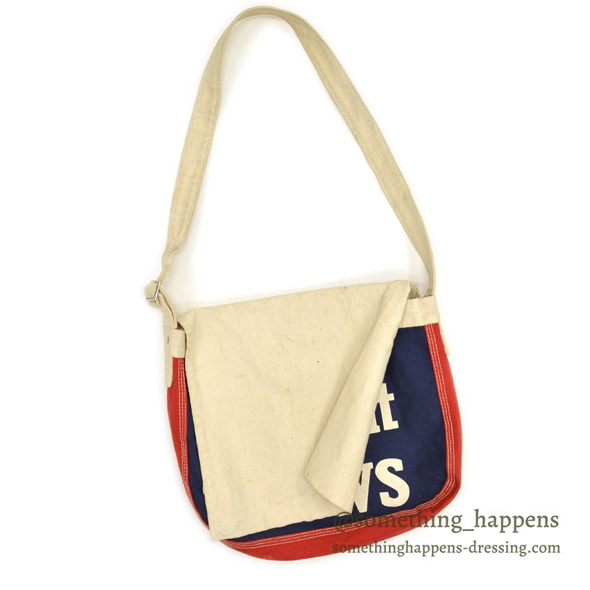 1960's~ The Detroit News NEWS PAPER BAG... SMALL