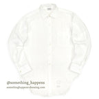 1960's MANHATTAN WHITE COTTON L/S SHIRT ... 15