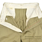1960's USARMY TROUSERS, MEN'S, COTTON UT 8.2 OZ. KAHKI SH-1 ... W31/L30
