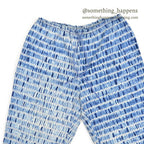 1980s BIS BIS Indigo Tie-Dye Cotton Easy Pants... Size S