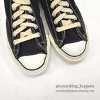 1970's DEADSTOCK CONVERSE CHUCK TAYLOR LO BLACK OX... 7