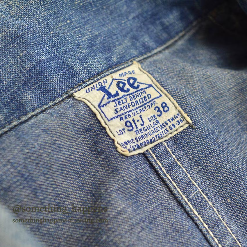1940's WW2 Lee S91-J DENIM COVERALL... 38