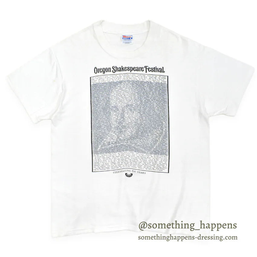1990's HANES SHAKESPEARE ART PRINT T-SHIRT ... L