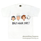 1990's DEADSTOCK CHANGES PEANUTS BAD HAIR DAY! T-SHIRT ... L