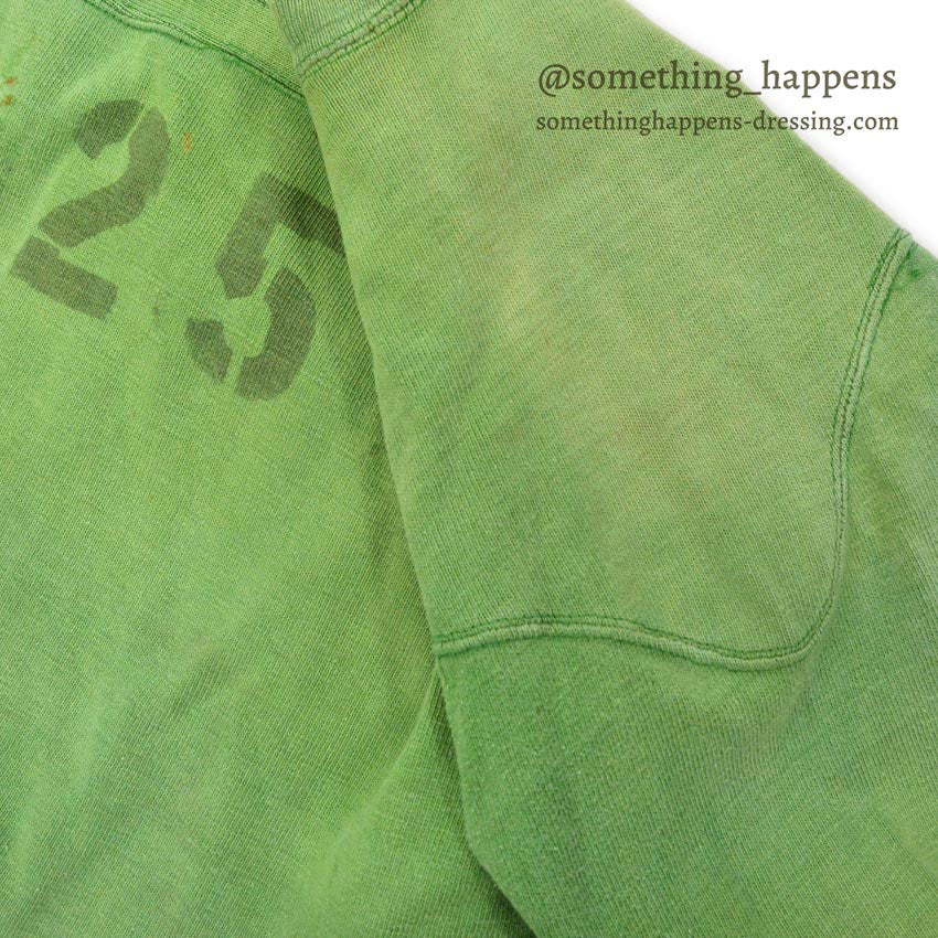 1960's CHAMPION FOOTBALL SHIRT GREEN STENCIL... 46