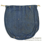 1940's USARMY WW2 DENIM LAUNDRY BAG STENCIL FADED...