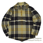 1950's~ WOOLRICH WOOL PLAID PULLOVER JACKET... MEDIUM