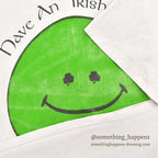 1990's HANES HAVE AN IRISH DAY! SMILEY FACE T-SHIRT ... XL