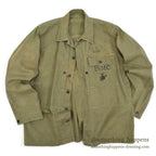 1940's U.S.M.C. P-44 HBT JACKET BLEACH CAMO NAMED ...