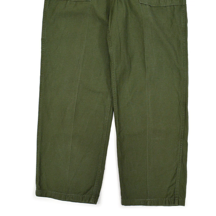 1960's U.S.ARMY TROUSERS, MAN'S COTTON SATEEN OG-107, TYPE-I 1 ... W32/L31
